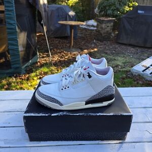 Nike Air Jordan 3 Retro "White Cement Reimagined" Size 8